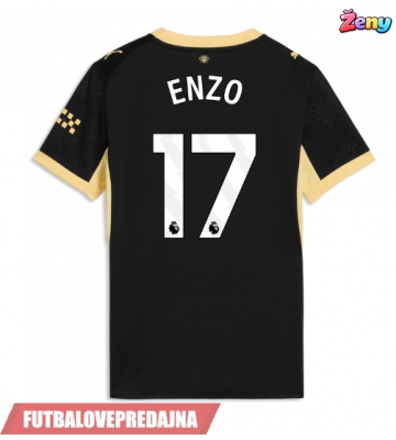 Lacne Ženy Futbalové dres Manchester City Enzo Fernandez #17 2026-27 Krátky Rukáv - Preč